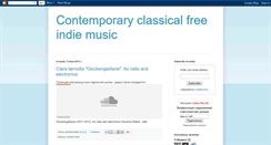 Desktop Screenshot of contemporaryclassical.blogspot.com