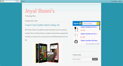 Desktop Screenshot of joyalbenni.blogspot.com