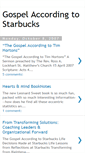 Mobile Screenshot of gospelaccordingtostarbucks.blogspot.com