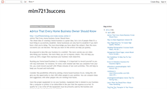 Desktop Screenshot of mlm7213success.blogspot.com