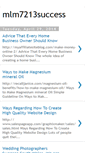 Mobile Screenshot of mlm7213success.blogspot.com