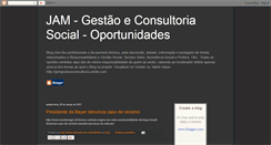 Desktop Screenshot of jamgestaoeconsultoria.blogspot.com