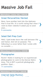 Mobile Screenshot of massivejobfail.blogspot.com