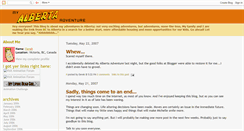Desktop Screenshot of myalbertaadventure.blogspot.com