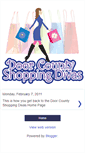 Mobile Screenshot of couponsatdoorcountyshoppingdivas.blogspot.com