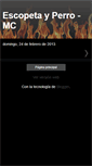 Mobile Screenshot of escopetayperromg.blogspot.com