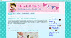 Desktop Screenshot of ilovelittlethings.blogspot.com