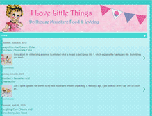 Tablet Screenshot of ilovelittlethings.blogspot.com