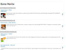 Tablet Screenshot of dariduniawanita.blogspot.com