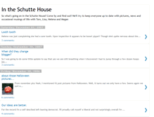 Tablet Screenshot of intheschuttehouse.blogspot.com