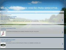 Tablet Screenshot of milacnavira-ropadediseoparamascotas.blogspot.com