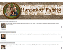 Tablet Screenshot of hunfam.blogspot.com