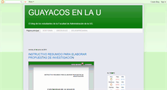 Desktop Screenshot of guayacosenlau.blogspot.com