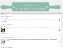 Tablet Screenshot of cocinandoenunrincondelmundo.blogspot.com