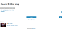 Tablet Screenshot of gonzodriller.blogspot.com