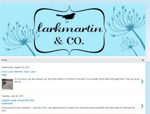 Tablet Screenshot of larkmartin.blogspot.com
