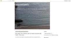 Desktop Screenshot of oasisideserts.blogspot.com
