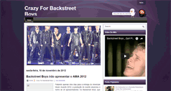 Desktop Screenshot of crazyforbackstreetboys.blogspot.com