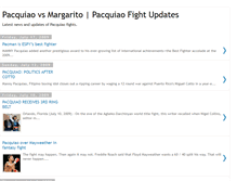 Tablet Screenshot of pacquiaofight.blogspot.com