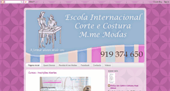 Desktop Screenshot of escolacortecostura.blogspot.com