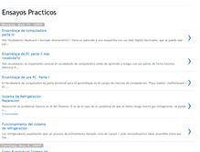 Tablet Screenshot of ensayospracticos.blogspot.com