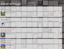 Tablet Screenshot of animais-de-portugal.blogspot.com