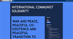 Desktop Screenshot of icsolidarity.blogspot.com