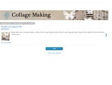 Tablet Screenshot of collage-making.blogspot.com