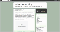 Desktop Screenshot of khanyaeastblog.blogspot.com