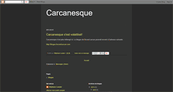 Desktop Screenshot of carcanesque.blogspot.com