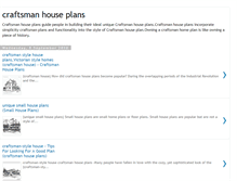 Tablet Screenshot of craftsman-house-plans.blogspot.com