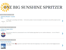 Tablet Screenshot of onebigsunshinespritzer.blogspot.com