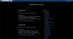 Desktop Screenshot of ele-bicycle.blogspot.com