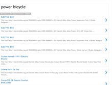 Tablet Screenshot of ele-bicycle.blogspot.com