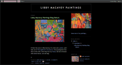 Desktop Screenshot of libbymacavoypaintings.blogspot.com