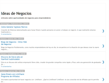Tablet Screenshot of ideas-denegocios.blogspot.com