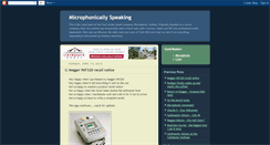 Desktop Screenshot of microphonic.blogspot.com