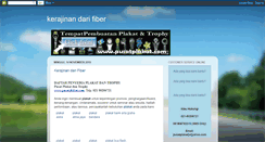 Desktop Screenshot of kerajinandarifiber.blogspot.com