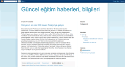 Desktop Screenshot of egitimhaberleri.blogspot.com