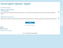 Tablet Screenshot of egitimhaberleri.blogspot.com