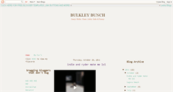 Desktop Screenshot of bulkleybunch.blogspot.com