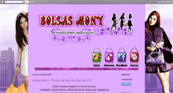 Desktop Screenshot of bolsasmony.blogspot.com