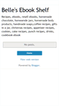 Mobile Screenshot of bellesebookshelf.blogspot.com