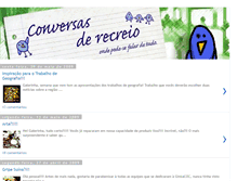 Tablet Screenshot of conversasderecreio.blogspot.com