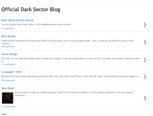 Tablet Screenshot of darksectorgame.blogspot.com