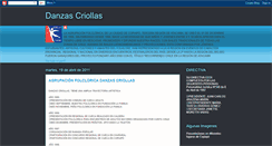 Desktop Screenshot of danzascriollas.blogspot.com