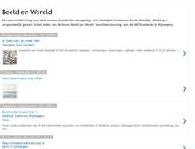 Tablet Screenshot of beeldenwereld.blogspot.com