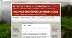 Desktop Screenshot of gobiernofinancieroenlinea.blogspot.com