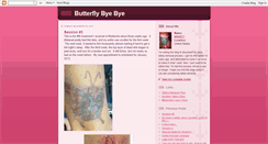 Desktop Screenshot of butterflybyebye.blogspot.com