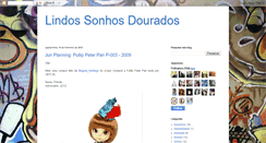 Desktop Screenshot of lindossonhosdourados.blogspot.com